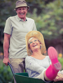 Older couple were relieved to find tooth implant dentistry in Arlington, TX.